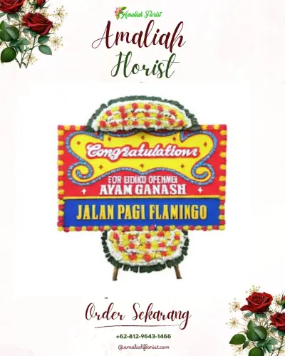Bunga Papan Congratulation di Bulurokeng